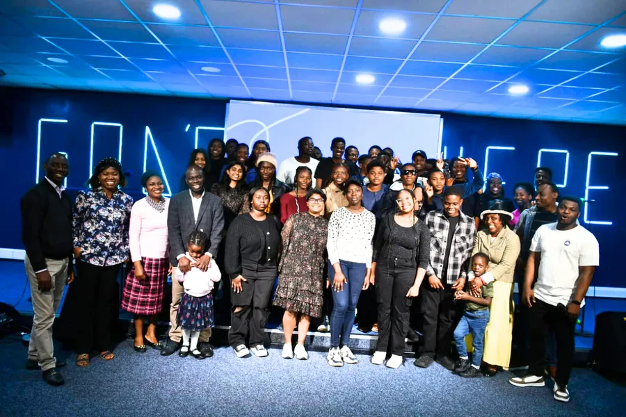 The RCCG Solution Assembly congregation gathered together